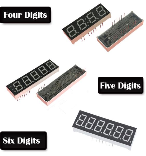 Quality Wholesaler Customized 3.6v Common Anode Smd LED Segment Display 7 Segment 10mm Pixels for sale