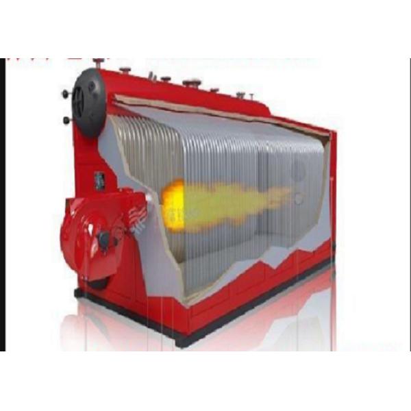 Double Tank Gas Fired Hot Water Boiler Corrugated Full Docking Welded