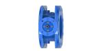 China Drinking Water Blue High Performance Butterfly Valves With Arch Shape Design wholesale