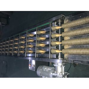 China Automated Ice Cream Cone Making Machine With Schneider PLC Controller wholesale