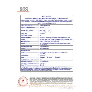 Ningbo Yinzhou Ledel Lighting Co., Ltd. Certifications