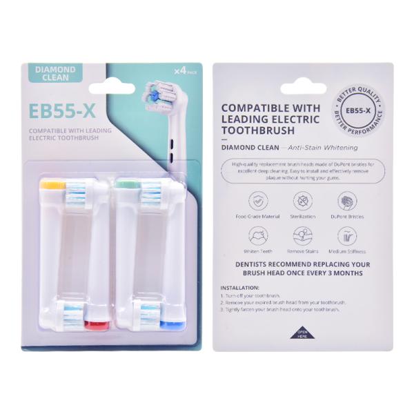 Anti Stain 4Pcs/Pack Electric Toothbrush Oscillating Head Electric Toothbrush Accessories