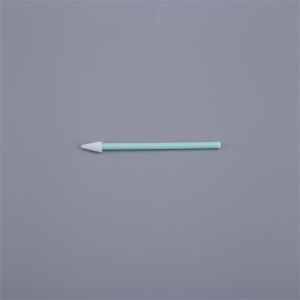 China Lightweight Cleanroom Microfiber Swabs Pointed Tip For Electronic Cleaning wholesale