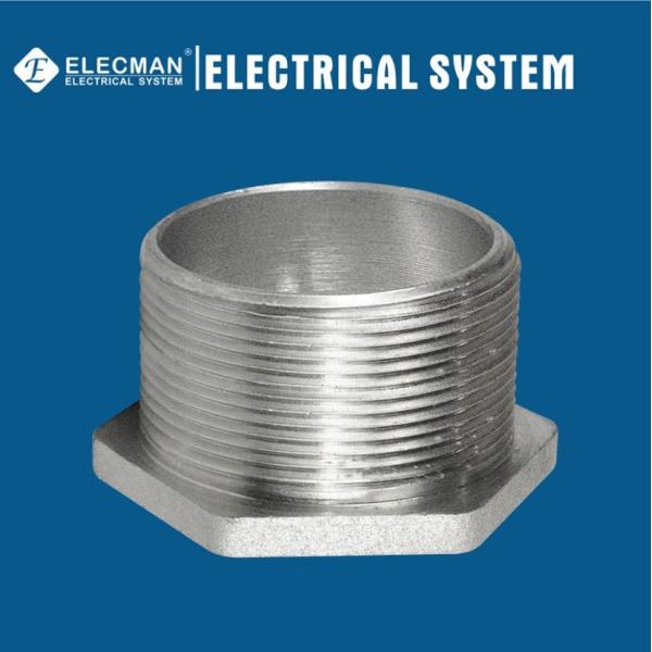 3 Zinc Metal IMC Rigid Conduit Fittings Nipple Threaded Connection