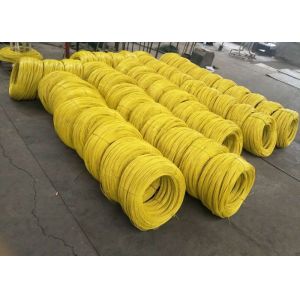Yellow Green 3.5lbs BWG8 Q235 PVC Coated Tie Wire