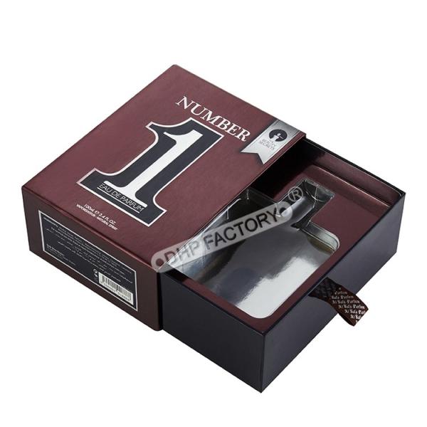 China Luxury Scent Box With Drawer Wrapping Ribbon Handle Custom Printed wholesale