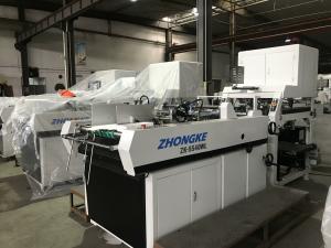 Low Noise Shoe Box Making Machine , Cardboard Box Making Machine