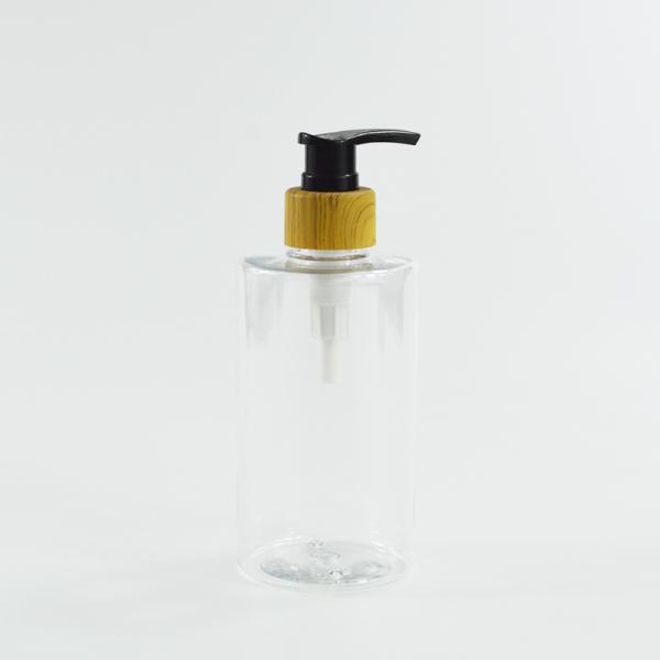 10oz 24mm 300ml PET Collar Short Lotion Bottle for Conditioner Shampoo Washing Gel Cream