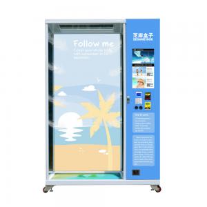 China Micron 22 Inch Touch Screen Spray Vending Machine For Sun block oil wholesale
