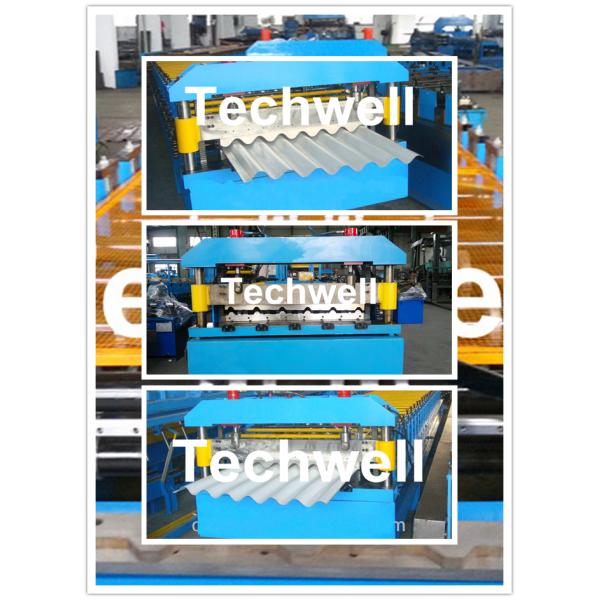 Long Span Corrugated Roofing Sheet Roll Forming Machine Exported To Nigeria