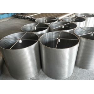 China Heat Resistant Rotary Screen Drum , Stainless Steel Wire Strainer Basket wholesale