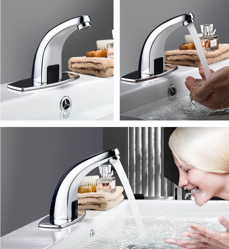 Full Copper OEM Infrared 35mm Automatic Induction Faucet