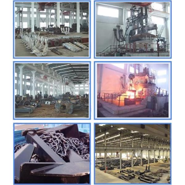 Steel Casting Navy Ship Anchor Type ABC Hall Anchor Stockless High Strength