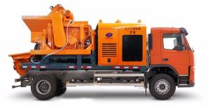 China 30m3/H 8Mpa Truck Mounted Diesel Concrete Mixer Pump wholesale