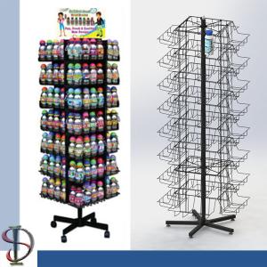 China Mug Basket Display Rack / Black metal shelves display stand / Mug Rack / POP display stand / Spinner Display Stand on sale