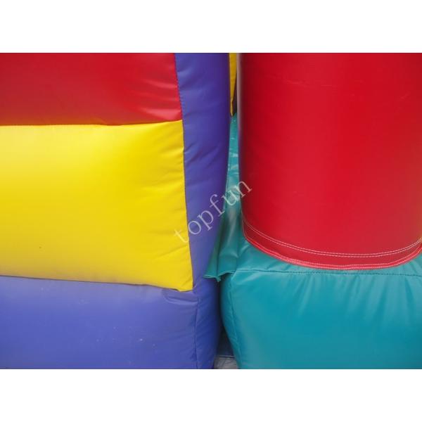 Funny Inflatable Jumping Castle , Custom Commercial Playground Slides