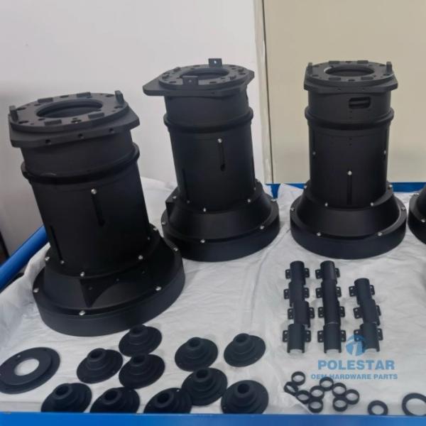 Black Anodized Custom Cnc Aluminum Parts OEM Aluminum Parts Machining