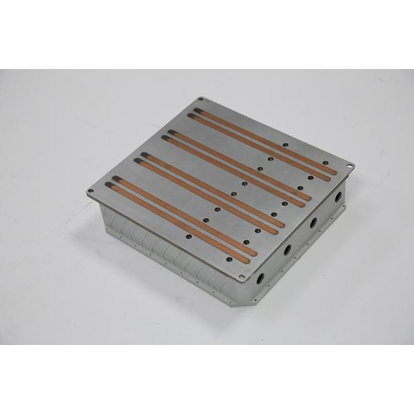 ISO9001 Water Cooled Liquid Heat Sink With Heat Pipe ODM Anti Corrosion