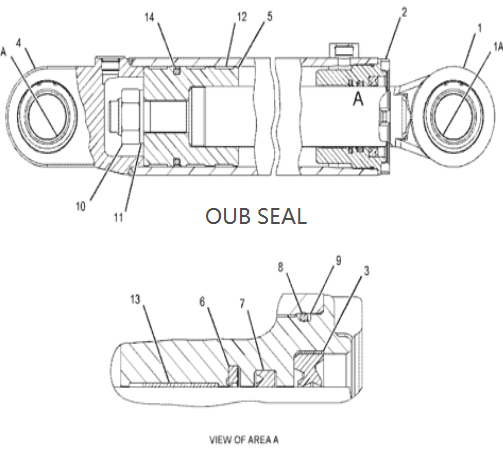 8T-7584 8T7584 Head Ring Wear WR Truck Wheel Loader Wheel Scraper 623E For Warder 574 Articulated Truck