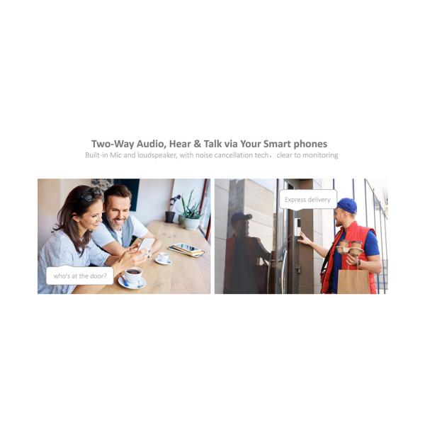 Smart Wireless Battery Doorbell Camera(E932H22)