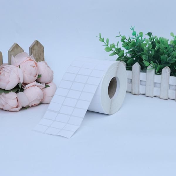 Blank Thermal Barcode Printer Label Roll , Waterproof Barcode Sticker Roll