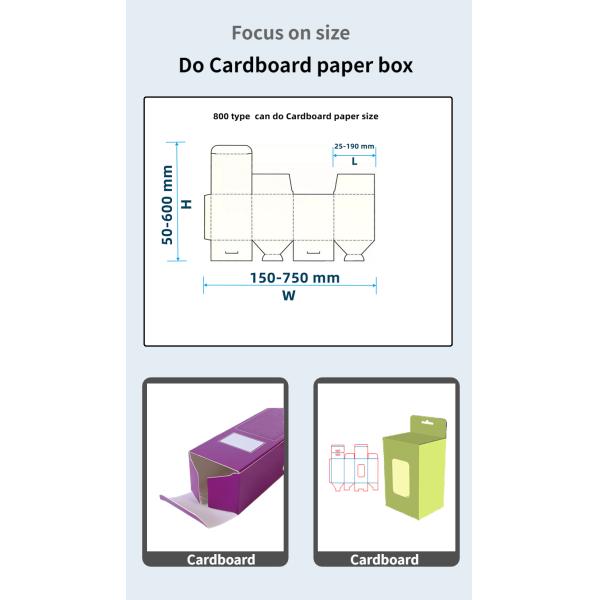 Cardboard/Corrugated Straight Line Box Automatic Gluer Folder Machine for Paper 200g-650g