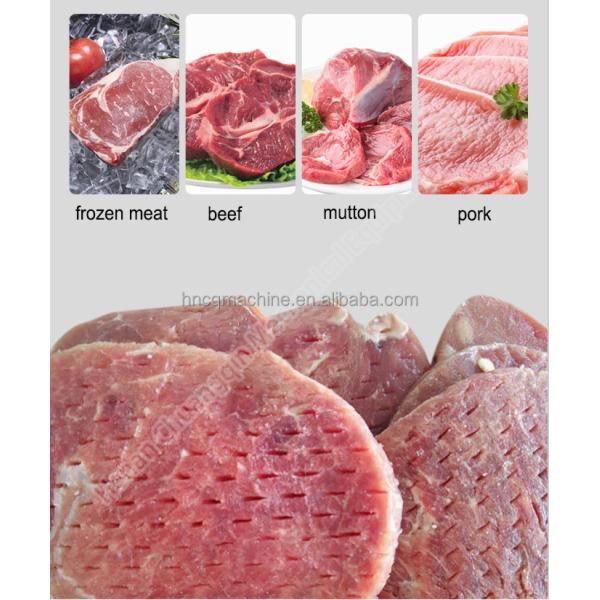 Commercial meat processing machine front view