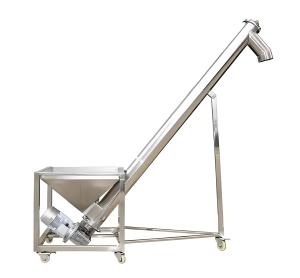 China Efficient Automatic Horizontal / Inclined Vertical Spiral Conveyor Feeder wholesale