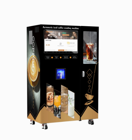 Indoor Outdoor Fully Automatic Juice Vending Machine For Malls Supermarkets