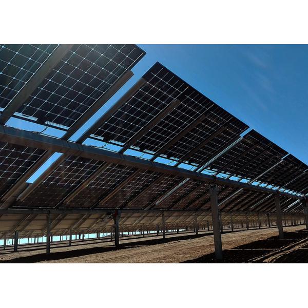 Cold Rolled Solar PV Module Mounting Structure Easily Adaptable To Ground Mounting