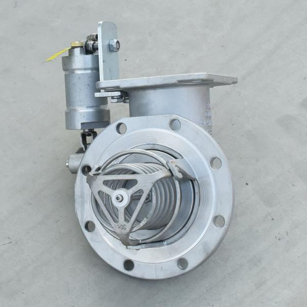 Chemical 4" Stainless Steel 304 C4 316L Pneumatic Emergency Bottom Valve