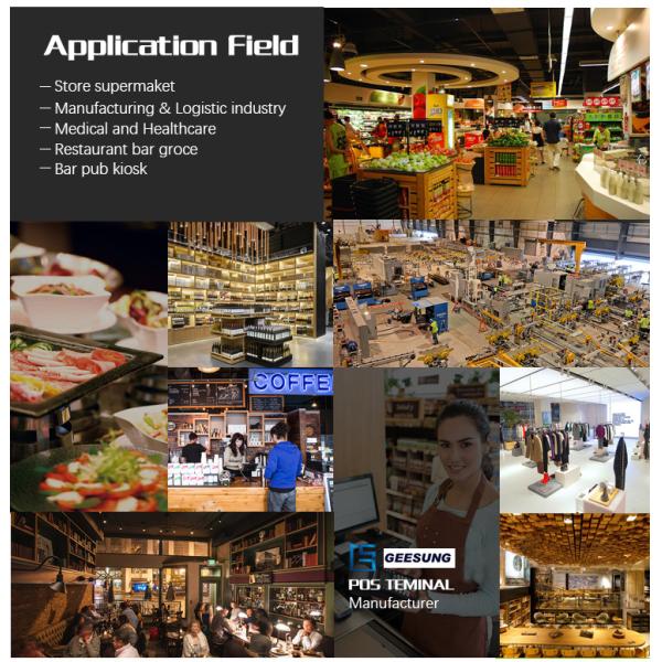 VFD Display PCAP Touch Windows POS System 1024x768 All In One Pos System