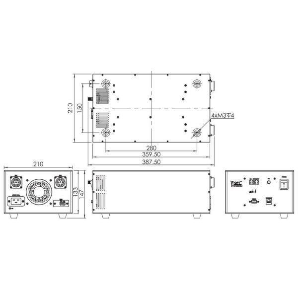 256 Levels 20A Machine Vision System Components Digital Current Controller