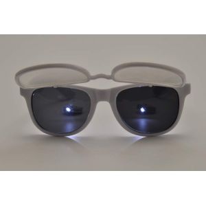 Flip Up Double Plastic Diffraction Glasses