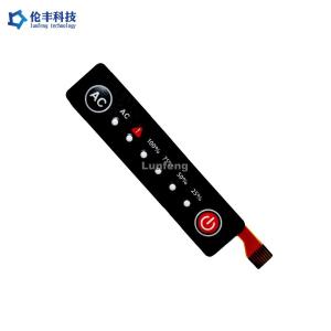 China Polyester LED Membrane Switch , Flexible Circuit Custom Membrane Keypad wholesale