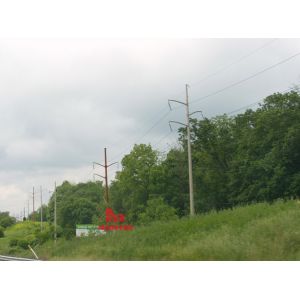 China 138KV DOUBLE CIRCUIT MONOPOLE TOWER on sale