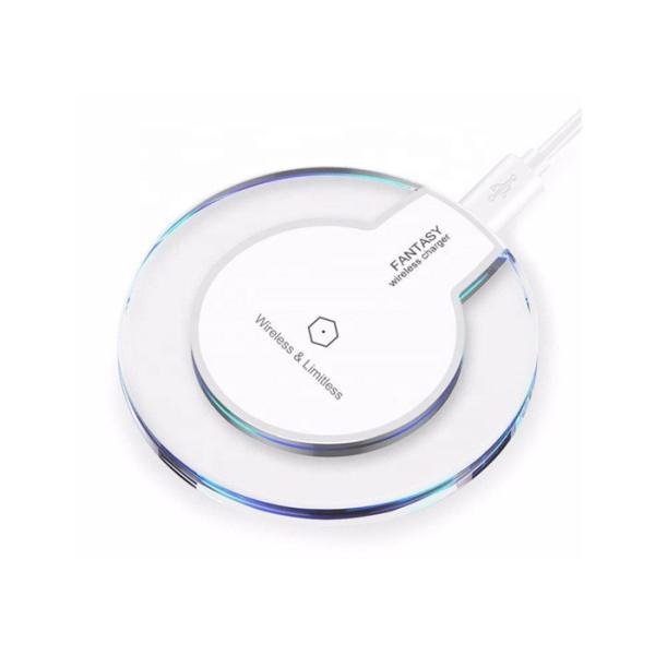 Plastic Material QI Wireless Power Bank / QI Wireless Portable Charger With LED Light