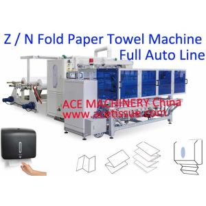 China Automatic Z Fold Paper Towel Machine With Auto Transfer System wholesale