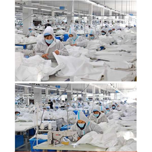 Medical Protection Suit Safety Clothing Anti-Contamination From Virus Personal Disposable Anti Virus Protective Clothing
