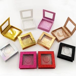 China Glitter Custom Eyelash Packaging Lash Subscription Boxes wholesale