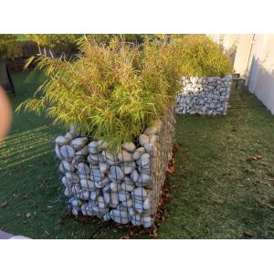 4mm 4mx1mx1m Welded Gabion Baskets / Box Pvc Coated