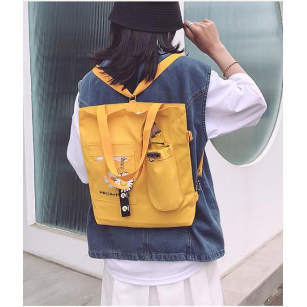 Fold Over Ladies Canvas Handbags Eco Canvas Bags