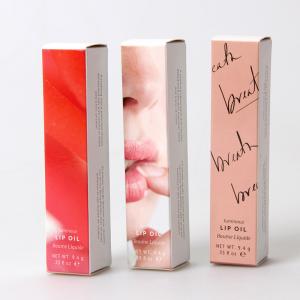 China Custom Printing Folding Paper Cosmetic Packaging Box For Lipstick on sale