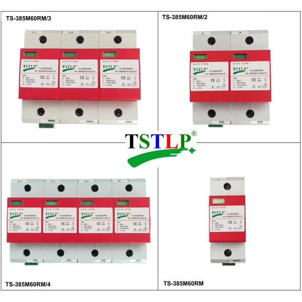 Three Phase / 3 Pole Surge Protection Device 385Vac 60kA - 120kA Class 1
