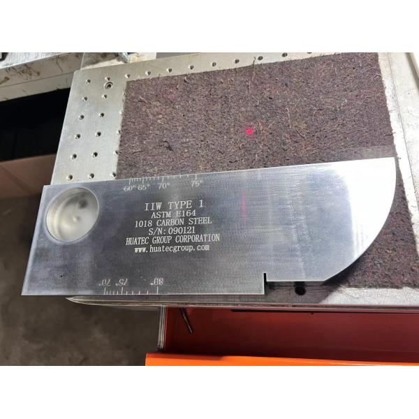 NDT Instruments Calibration Block IIW Type 1 Carbon Steel