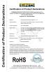Guangdong Showlite Stage Lighting Co., Ltd Certifications