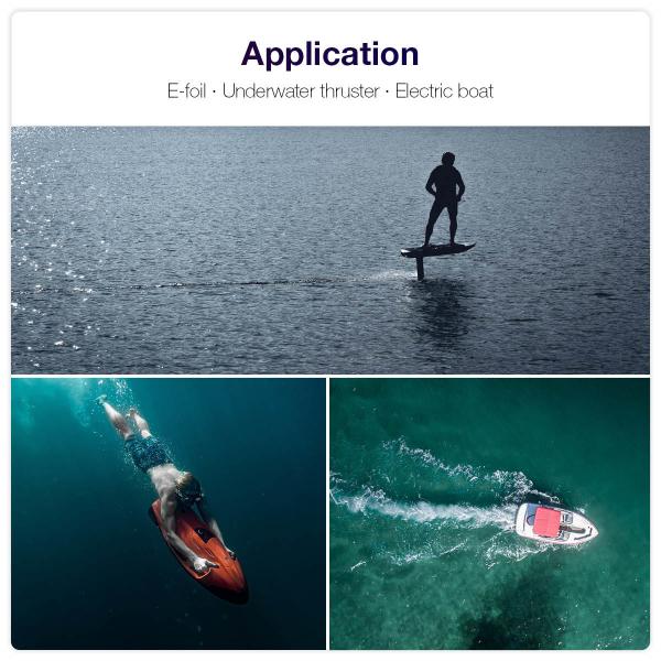 14S 160A Waterproof BLDC Motor Controller ESC For Electric Surfboard