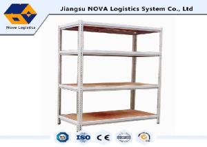 China Light Duty Warehouse Rivet Boltless Shelving Power Coated Rust Proofing wholesale
