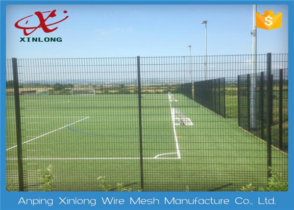 Quality Customized Size School Security Fencing / High Security Wire Fence RAL Colors for sale