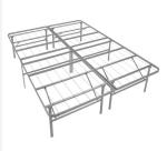 Modern Stainless Metal Boxspring Bed Frame for Foldable Bedroom Furniture in